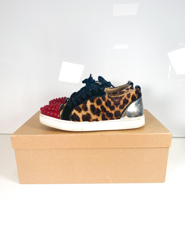 Christian Louboutin Louis Junior Spikes Sneakers 35 - Love Luxe